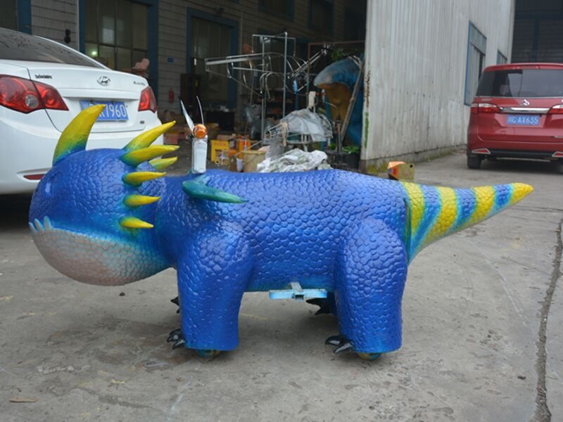 Ride-on dinosaur attraction product for children